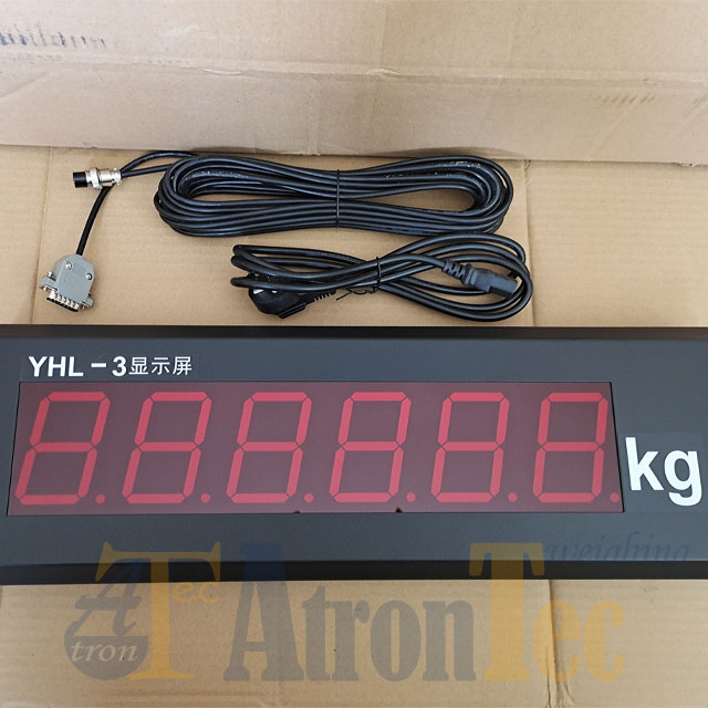 Удаленный дисплей индикатора взвешивания YHL-3, вспомогательный дисплей мостовых весов