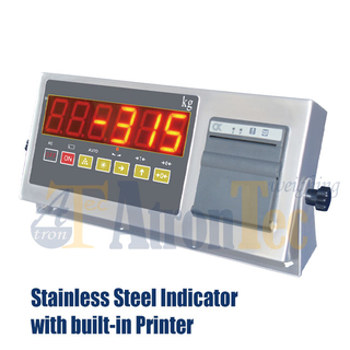 Весовой индикатор из нержавеющей стали со встроенным принтером, индикатор с принтером для весов